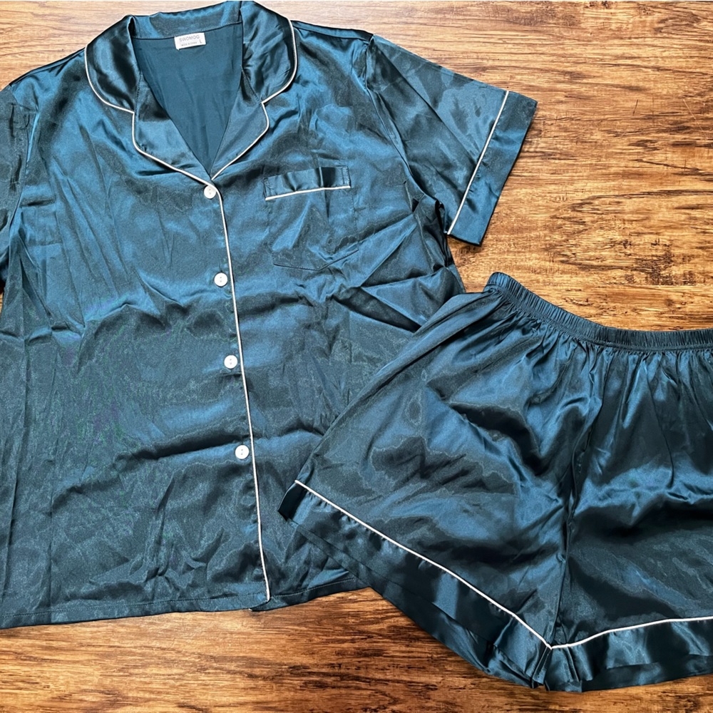 Woman’s satin pajama set